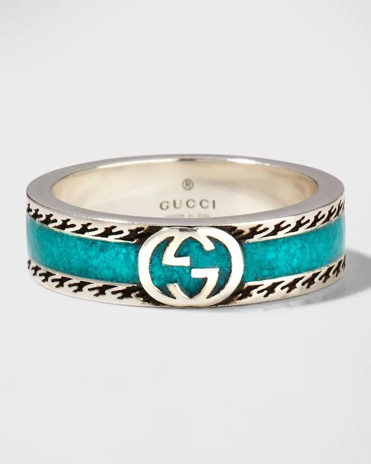 Blue Rebel Gucci Rings